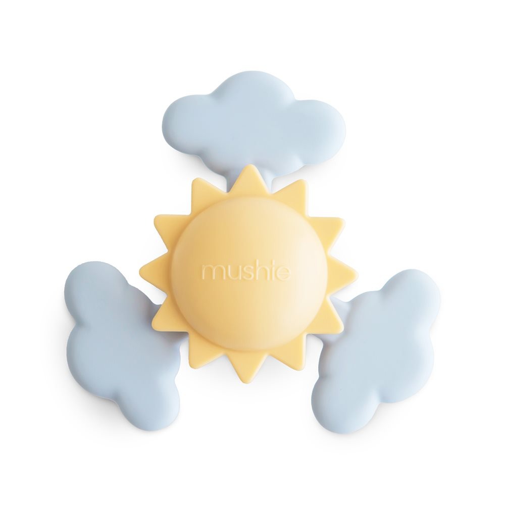 Mushie® Silikonska igrača Spinner Toy Sunshine Mushie