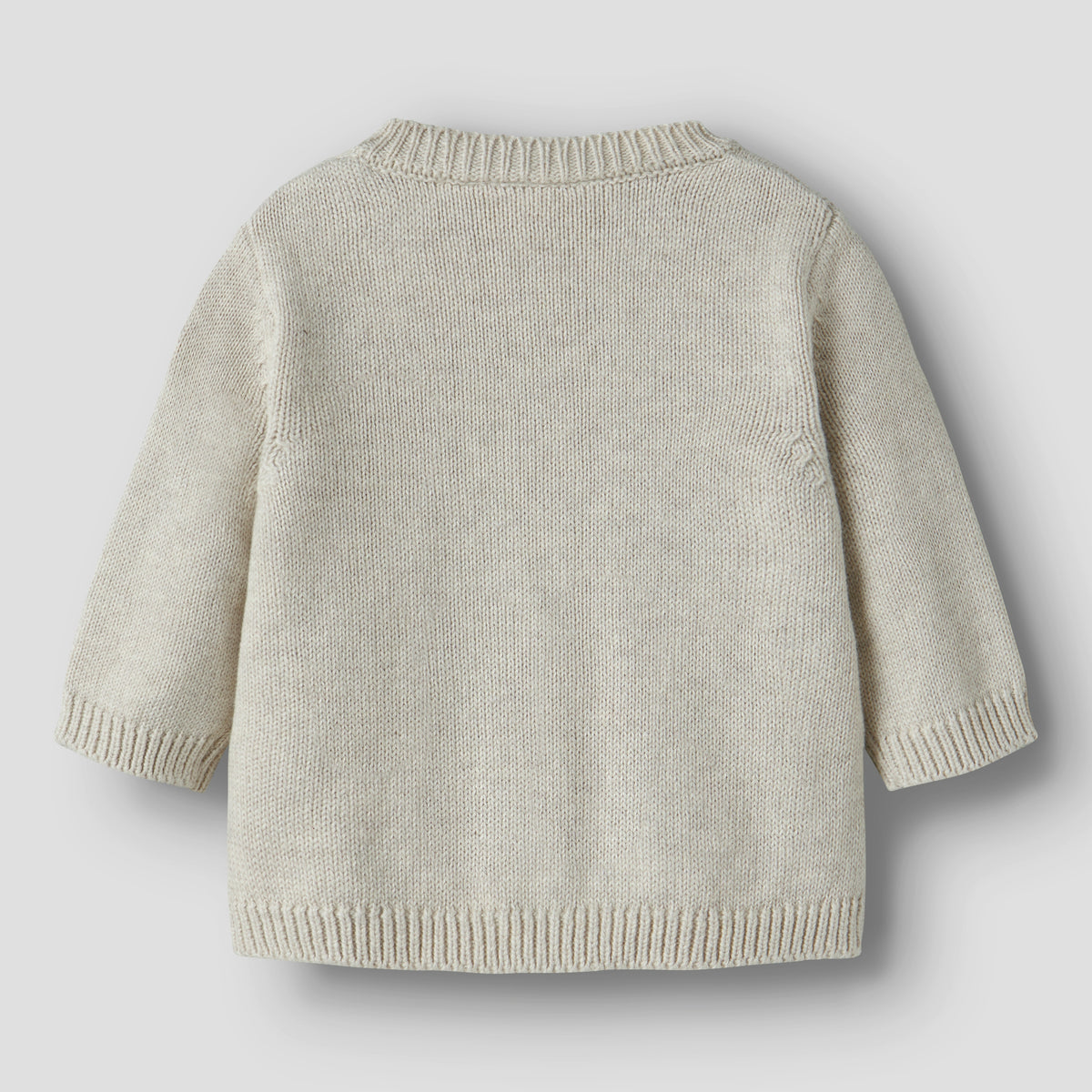 name it® Cardigan bear Peyote Melange