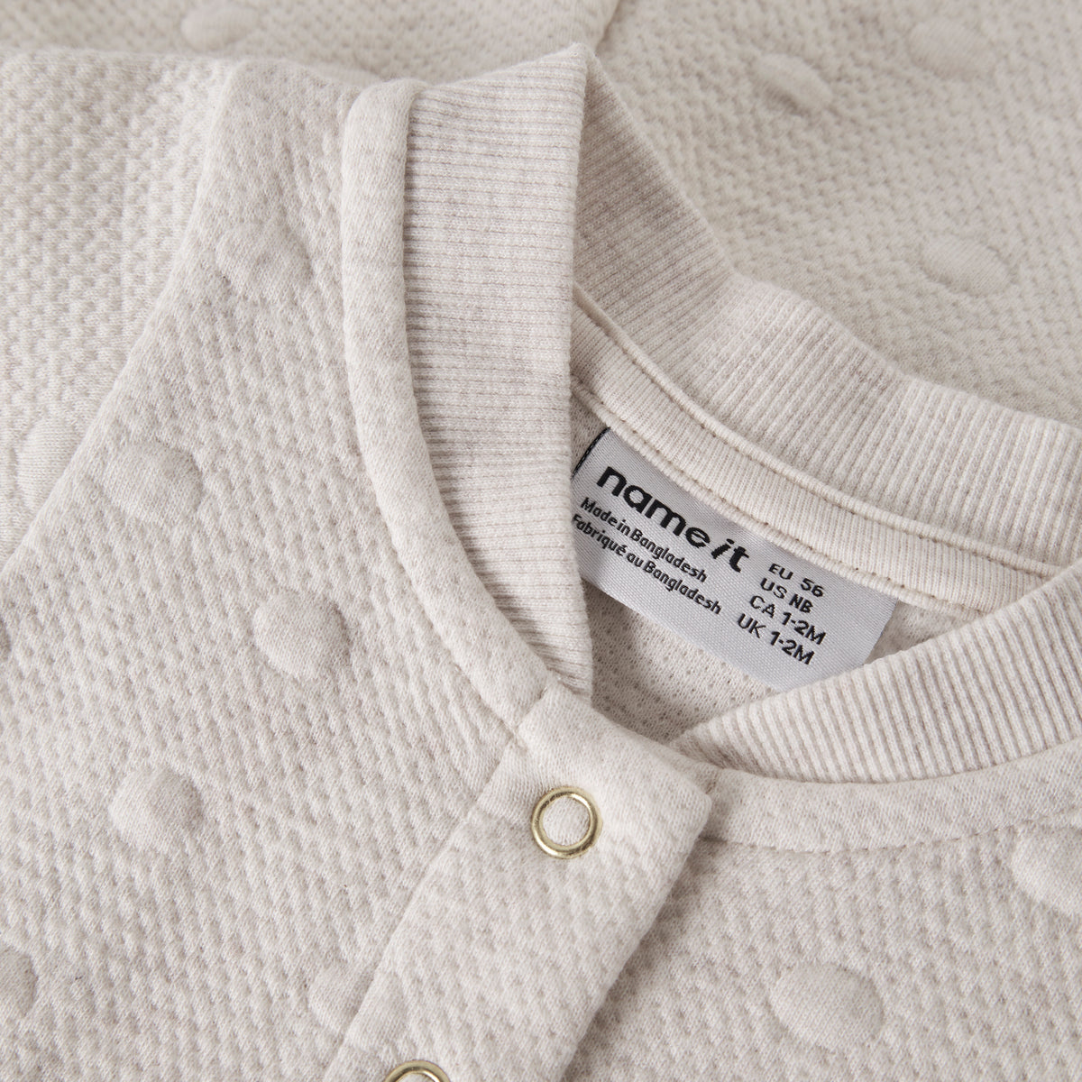 name it® Cardigan with ruffles Peyote Melange