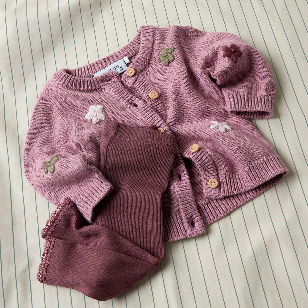 name it® Cardigan Lilas Flowers