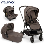 Nuna® Otroški voziček 3v1 Triv™ Next + Lytl™ + Pipa™ Urbn Chestnut Nuna
