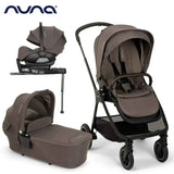 Nuna® Otroški voziček 4v1 Triv™ Next + Lytl™ + Arra™ Flex Chestnut + Isofix baza Next