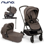 Nuna® Otroški voziček 4v1 Triv™ Next + Lytl™ + Arra™ Flex Chestnut + Isofix baza Next Nuna