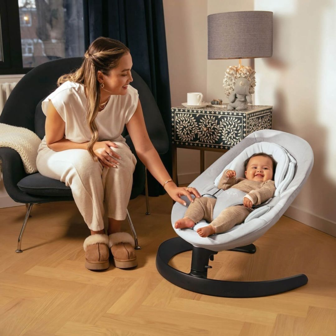 Nuna® Ležalnik Leaf™ Grow z igralnim lokom Granite NEW Nuna