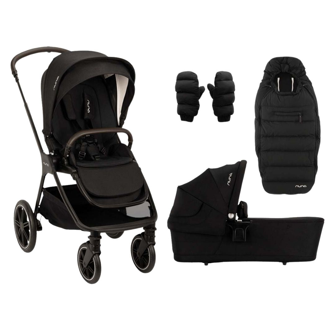 Nuna® Otroški voziček 2v1 Triv™ LX All-Season Caviar Nuna