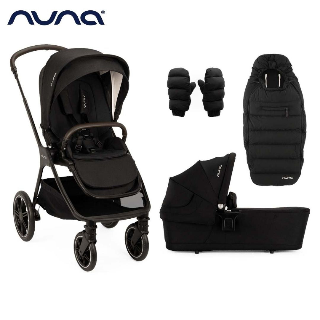 Nuna® Otroški voziček 2v1 Triv™ LX All-Season Caviar Nuna