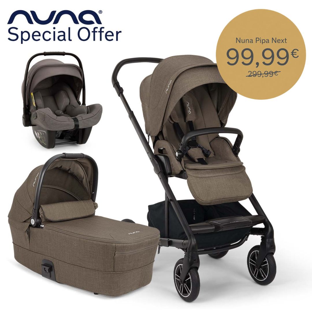 Nuna® Poussette 3en1 Mixx™ Next Pistachio + Pipa™ Next Thunder