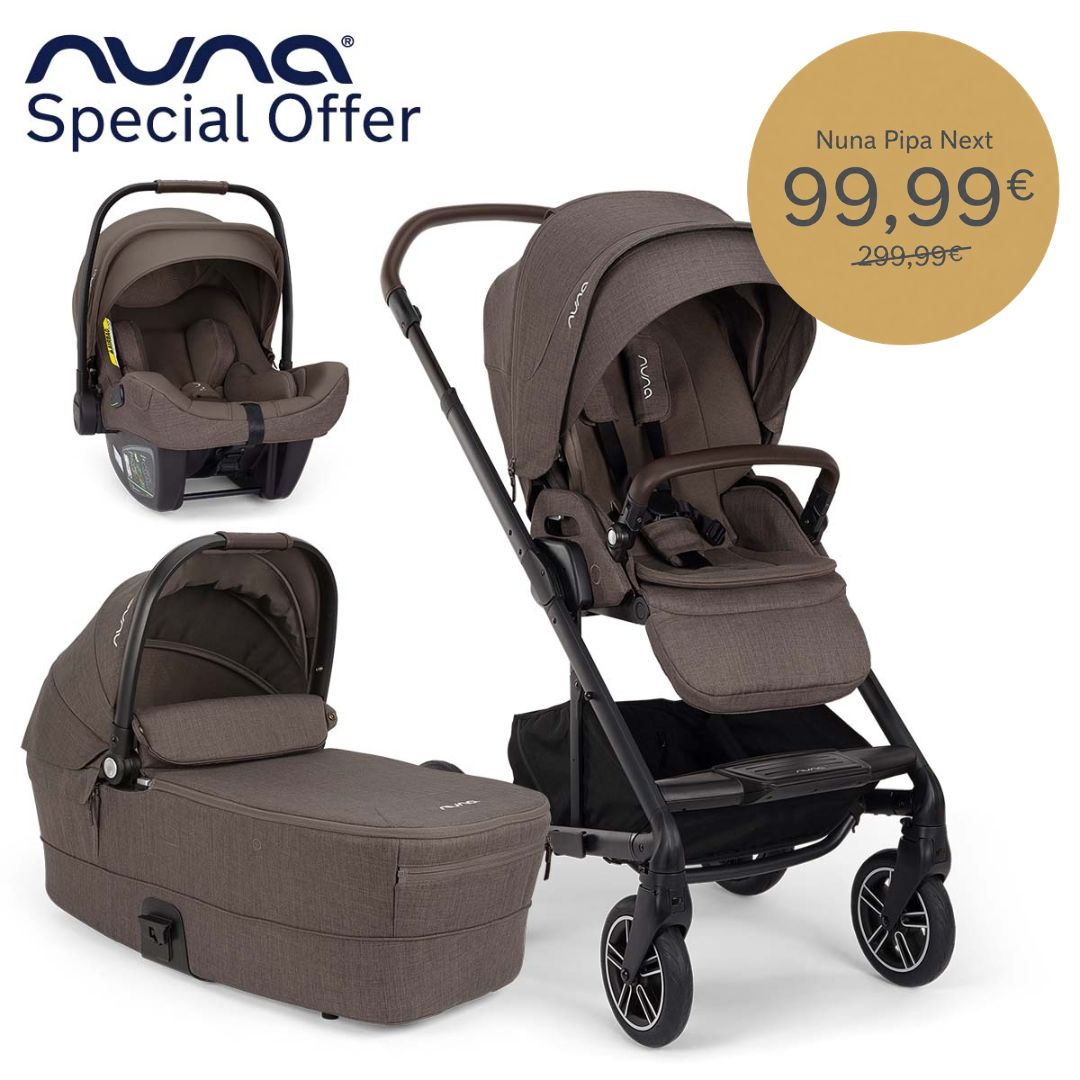 Nuna® Passeggino 3in1 Mixx™ Next + Pipa™ Next Chestnut