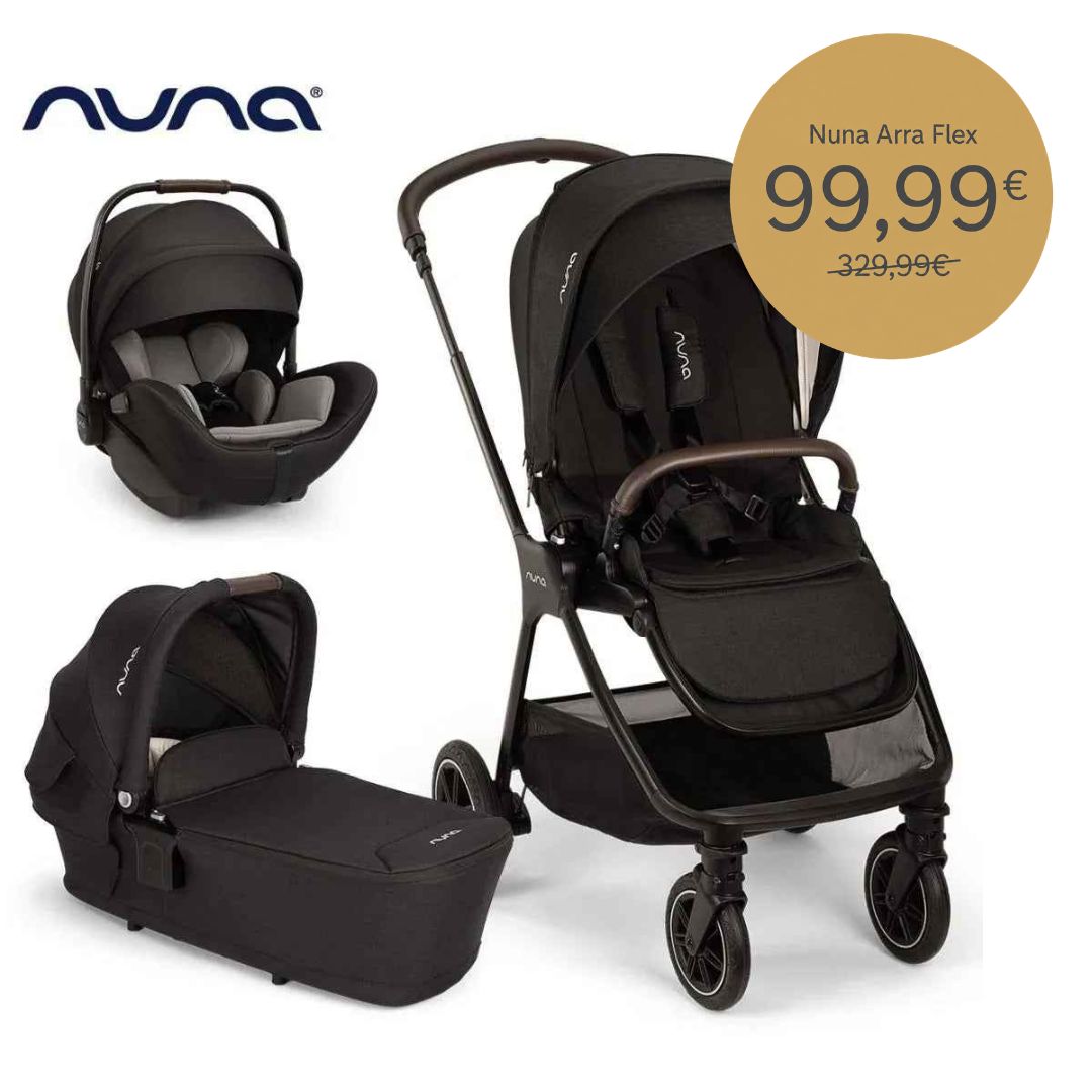 Nuna® Passeggino 3in1 Triv™ Next + Lytl™ + Arra™ Flex Caviar