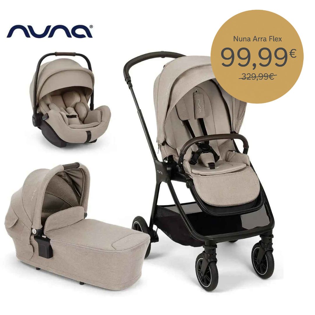 Nuna® Otroški voziček 3v1 Triv™ Next + Lytl™ + Arra™ Flex Chateau