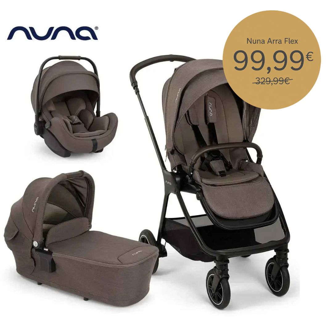 Nuna® Passeggino 3in1 Triv™ Next + Lytl™ + Arra™ Flex Chestnut