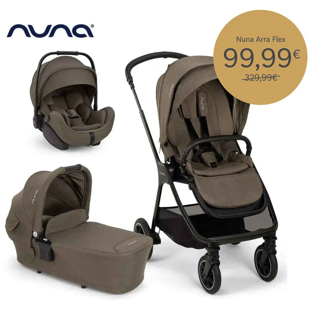 Nuna® Passeggino 3in1 Triv™ Next + Lytl™ + Arra™ Flex Pistachio