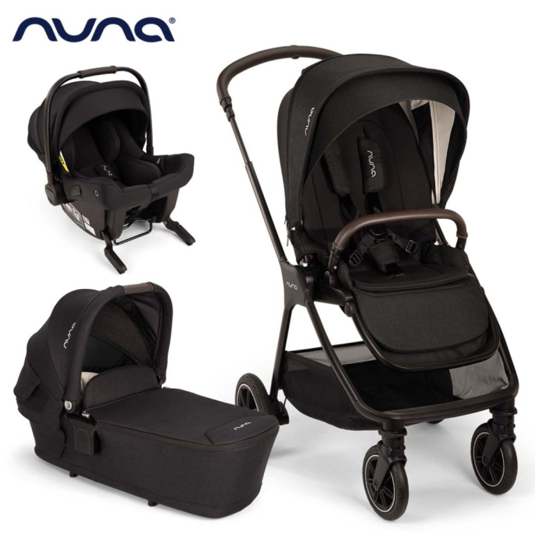 Nuna® Otroški voziček 3v1 Triv™ Next + Lytl™ + Pipa™ Urbn Caviar Nuna