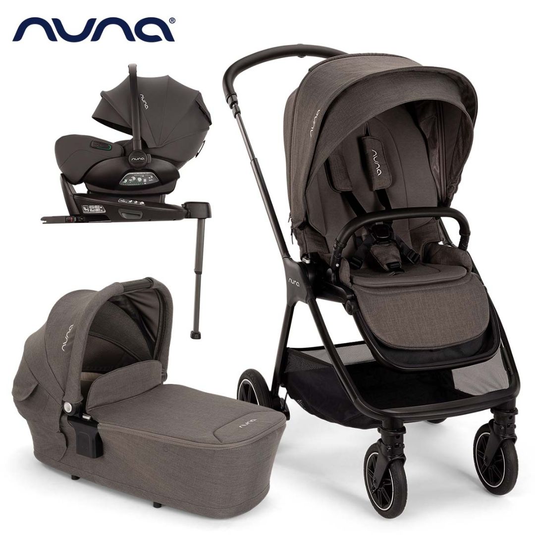 Nuna® Otroški voziček 4v1 Triv™ Next + Lytl™ + Arra™ Flex Thunder + Isofix baza Next Nuna