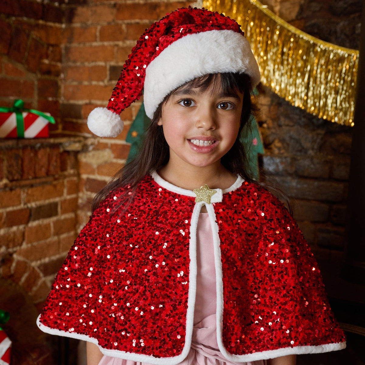 Rockahula® Jolly Santa Sequin Velvet Hat – slika 2