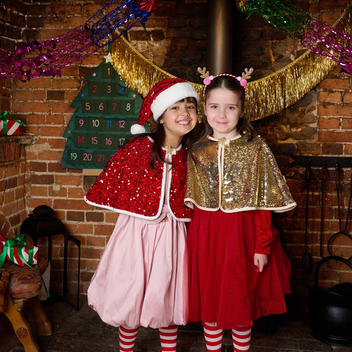 Rockahula® Jolly Santa Sequin Velvet Hat – slika 3