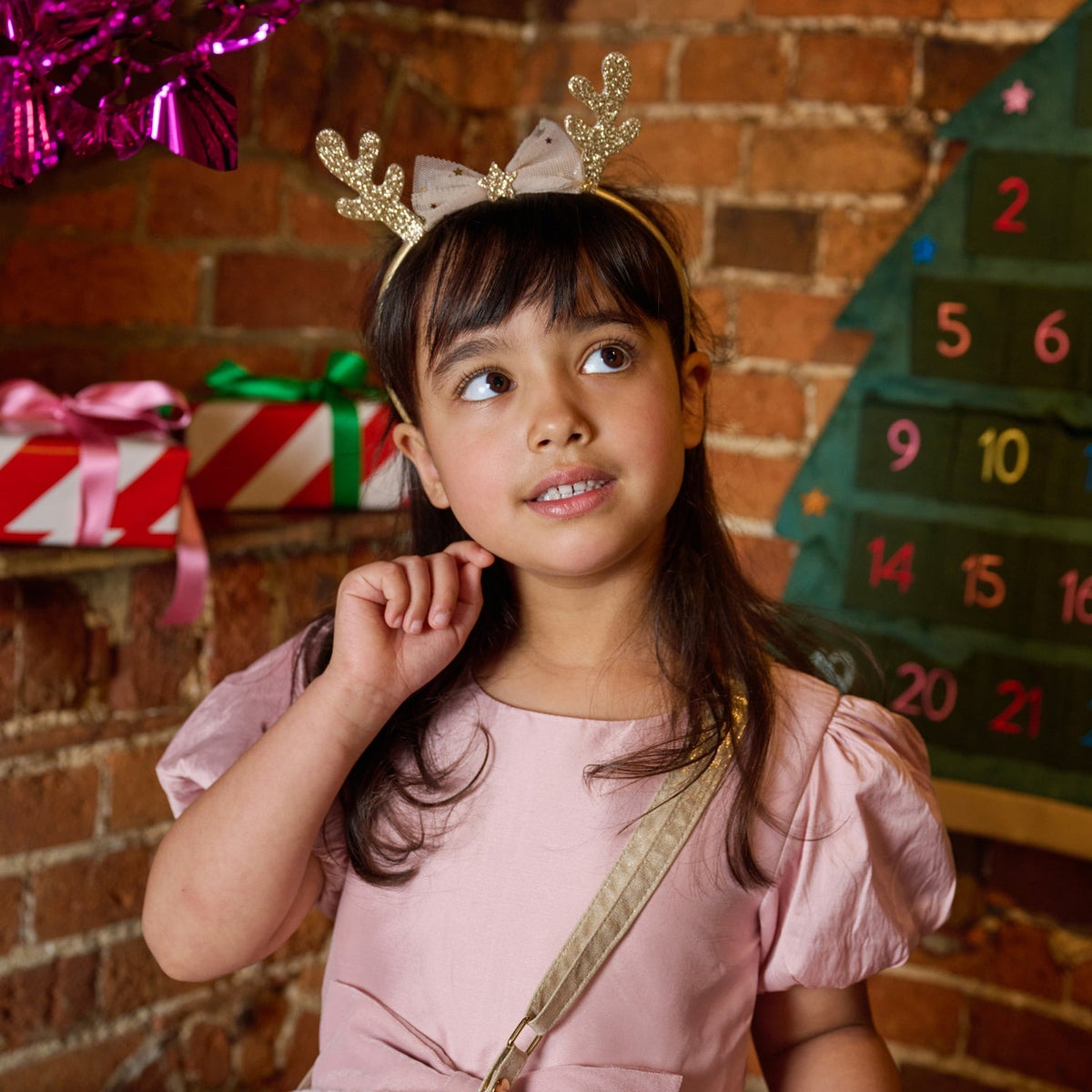 Rockahula® Headband Magical Golden Reindeer – slika 2