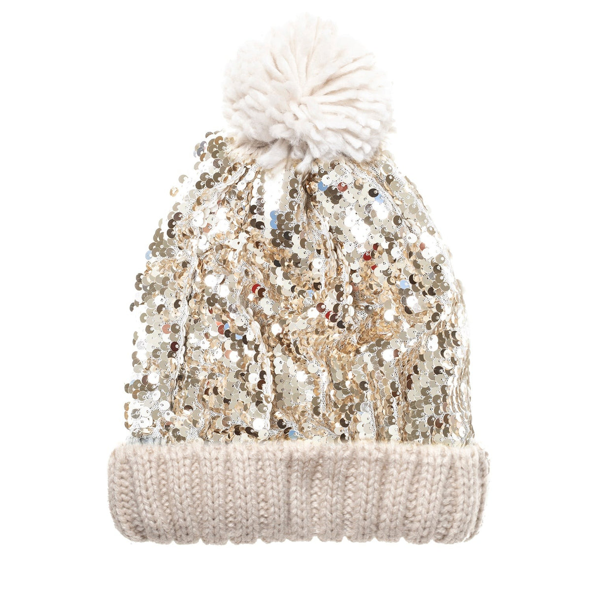 Rockahula® Otroška pletena kapa Shimmer Sequin