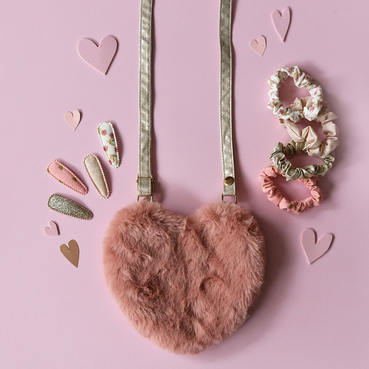 Rockahula® Kids Bag Fluffy Heart – slika 3