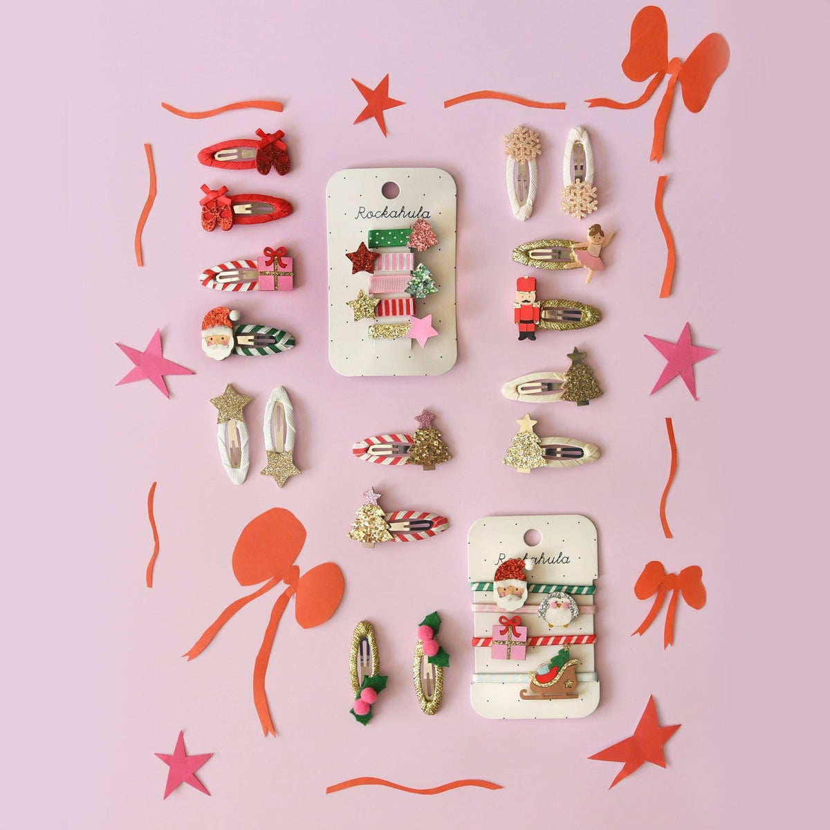 Rockahula® Set sponk za lase Merry Mini Christmas – slika 3