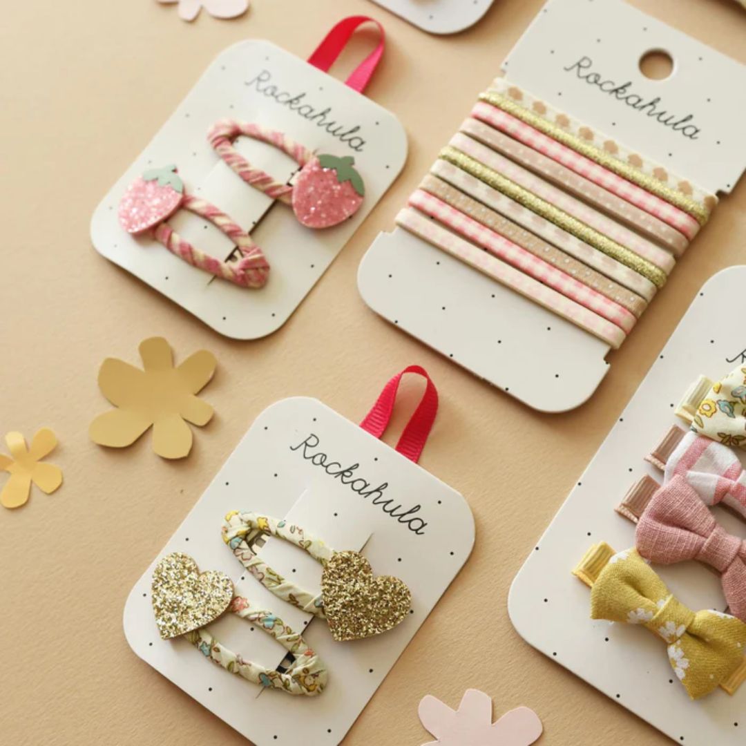 Rockahula® Sponke za lase Petal Glitter Heart