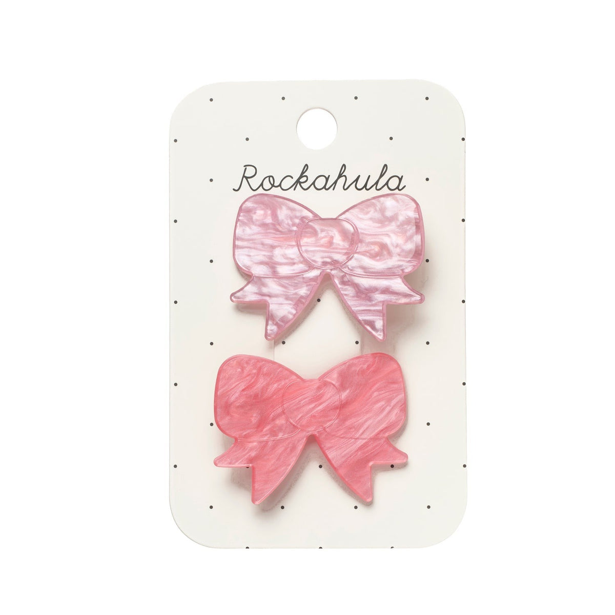 Rockahula® Hair Clips Pretty in Pink Acetate Bow