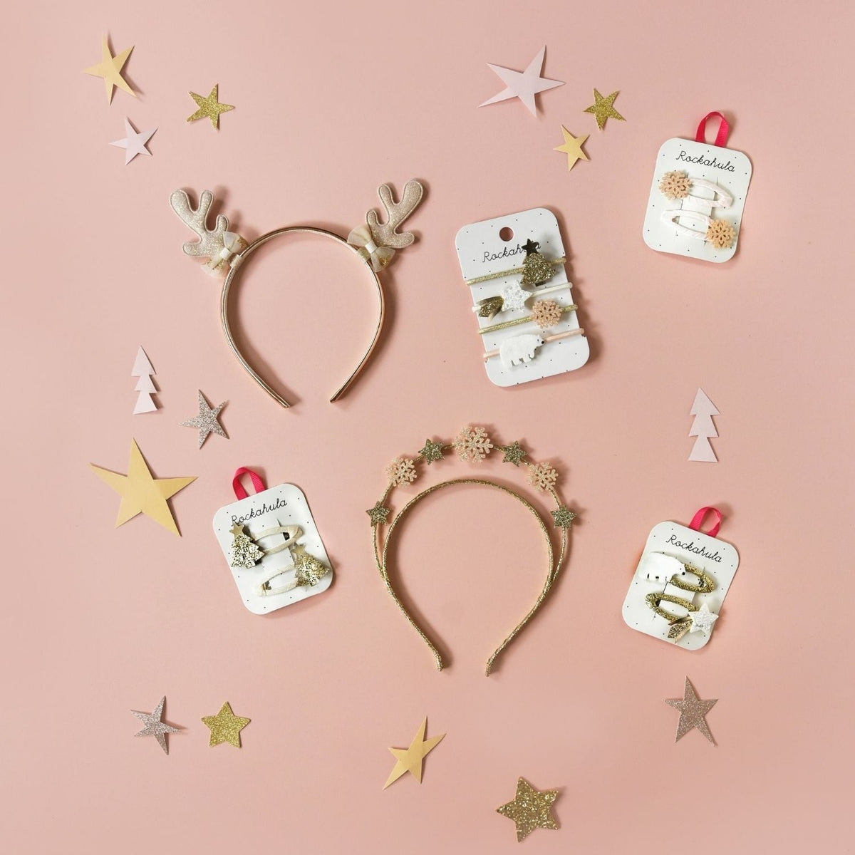 Rockahula® Sponke za lase Shimmer Snowflake – slika 4