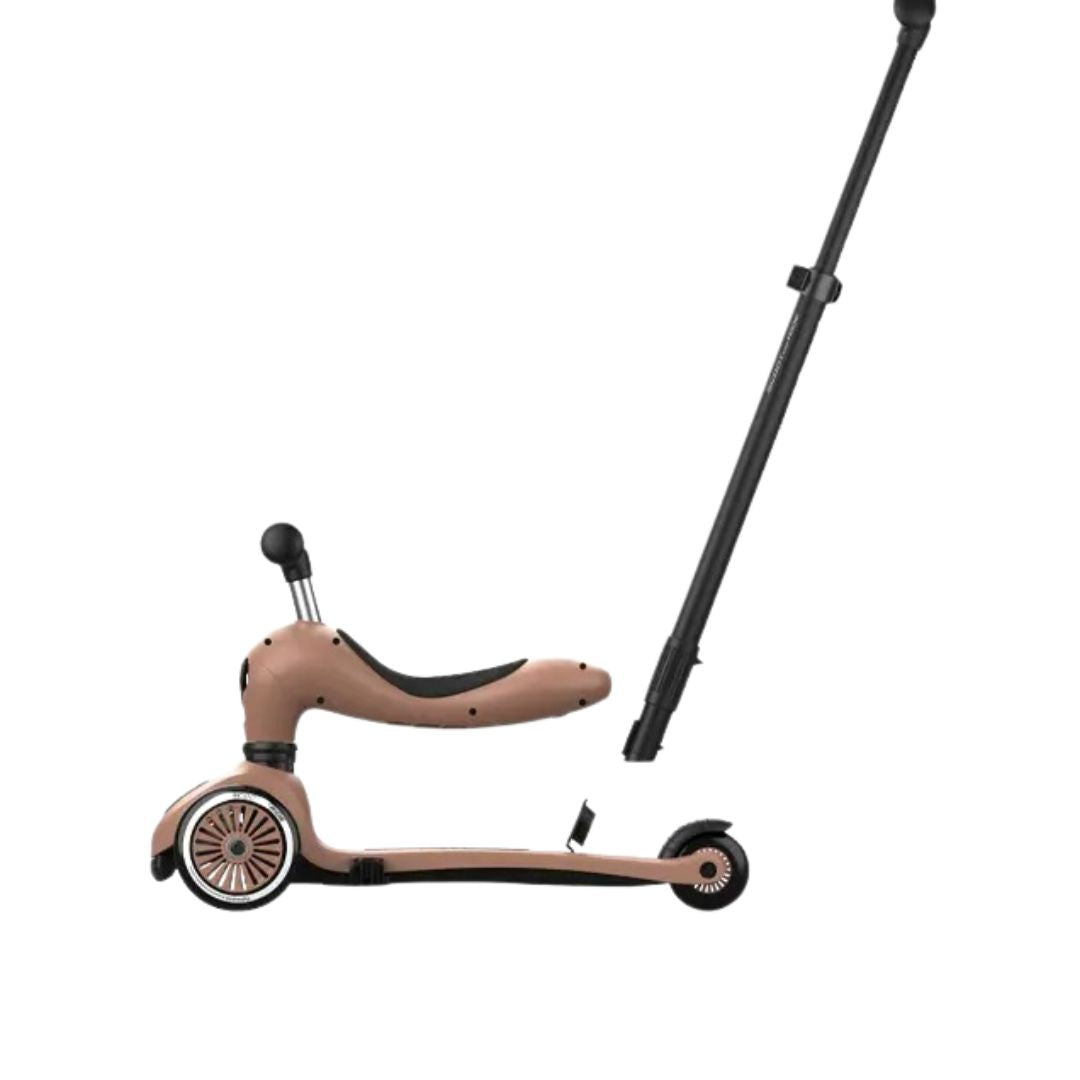 Scoot & Ride® Highwaykick 1 – Draisinne & Trottinette 2-en-1 Mocha