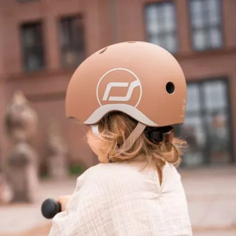 Scoot & Ride® Otroška čelada XXS-S (45-51cm) Mocha Scoot & Ride