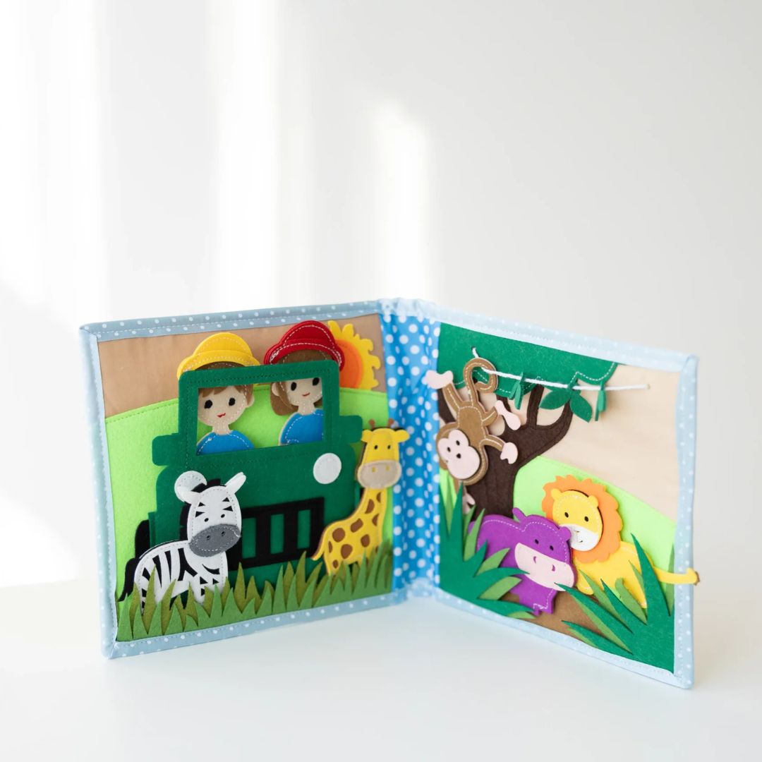 Smarti Book® Safari z naprstnimi lutkami