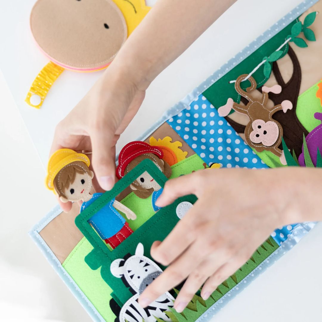 Smarti Book® Safari z naprstnimi lutkami