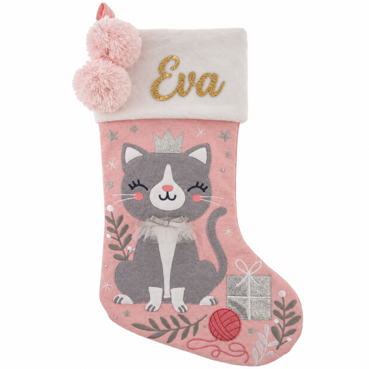 Stephen Joseph® Christmas stocking Cat