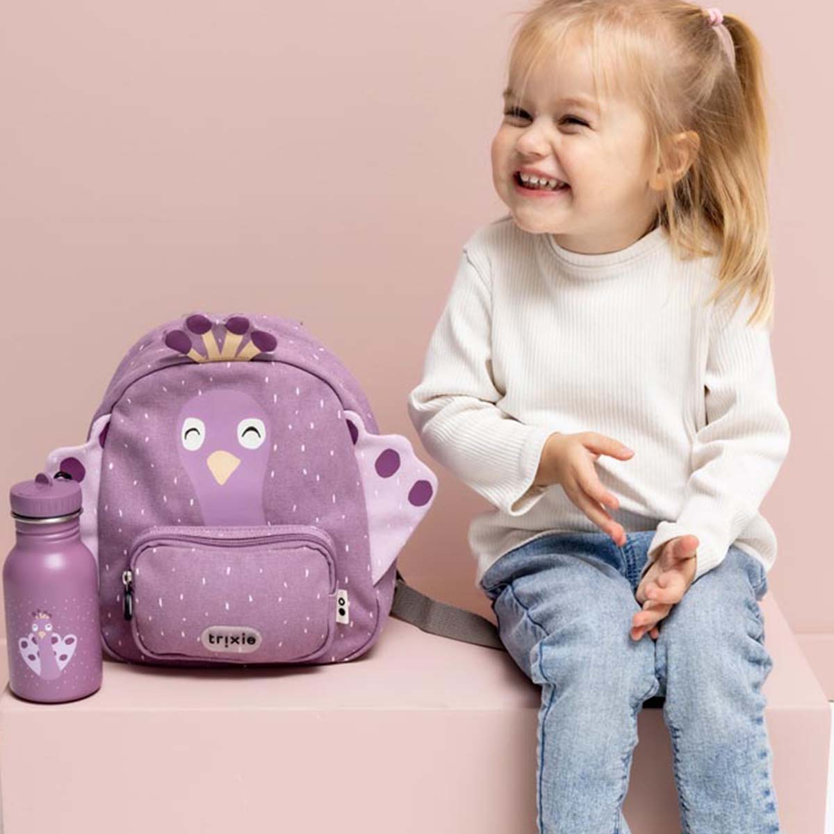 Trixie Baby® Otroška steklenička 350ml Mrs. Peacock Trixie Baby