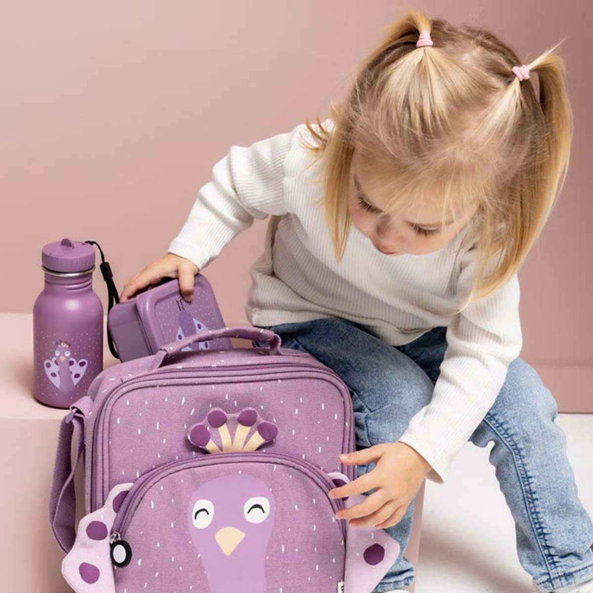 Trixie Baby® Otroška steklenička 350ml Mrs. Peacock Trixie Baby