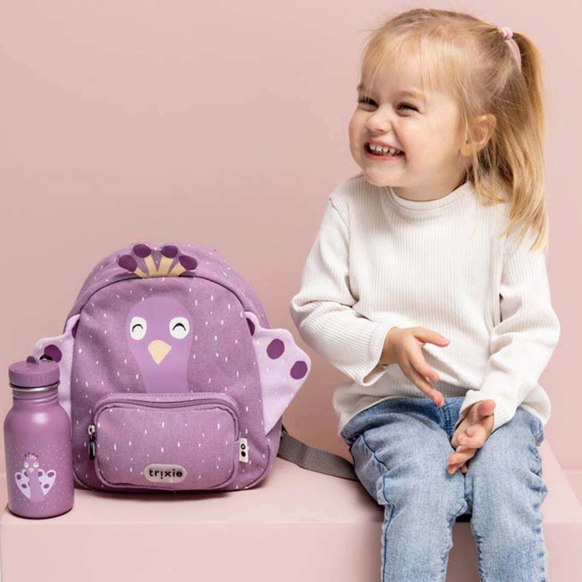Trixie Baby® Otroški MINI nahrbtnik Mrs. Peacock Trixie Baby