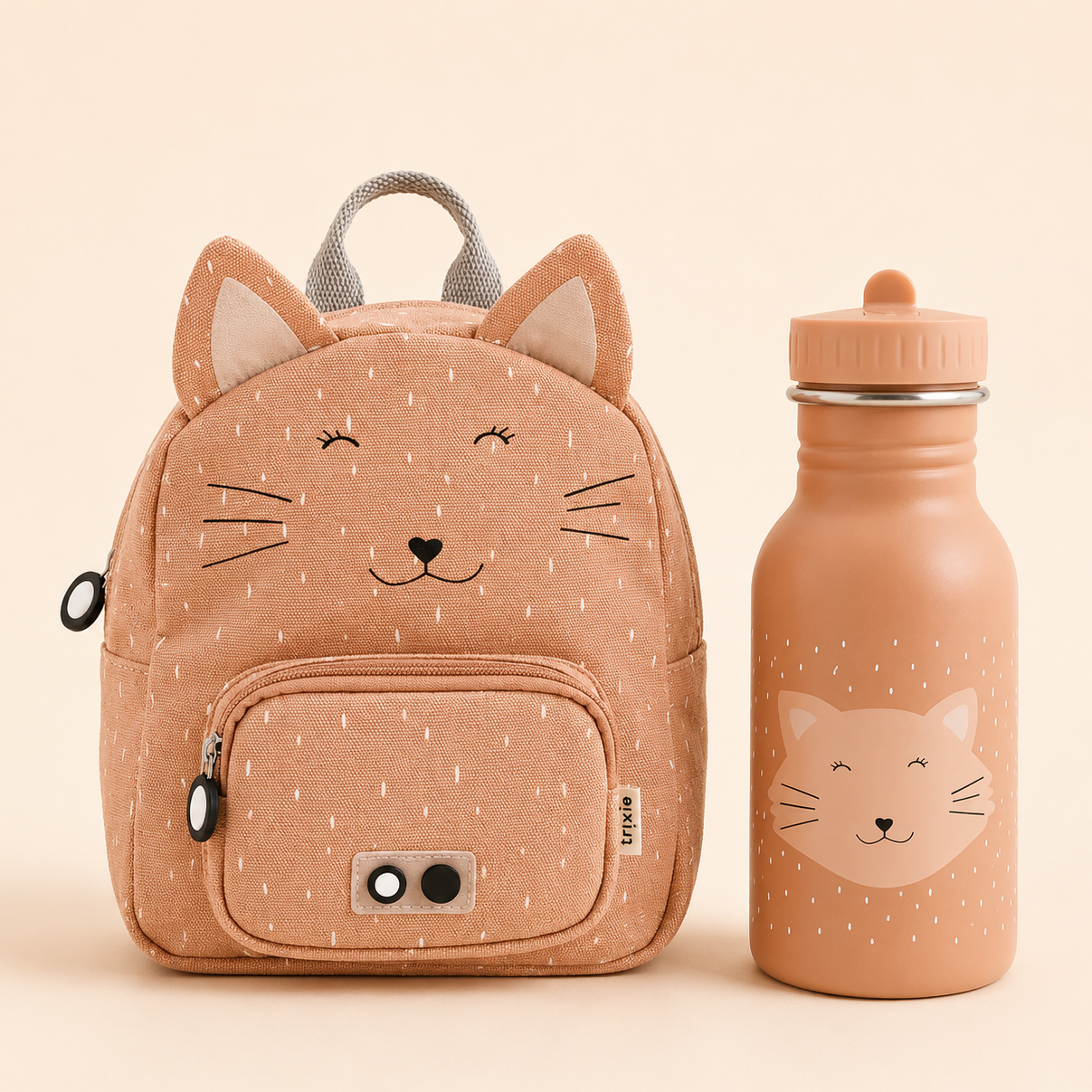 Trixie Baby® Set nahrbtnik MINI in steklenička 350ml Mrs. Cat Trixie Baby
