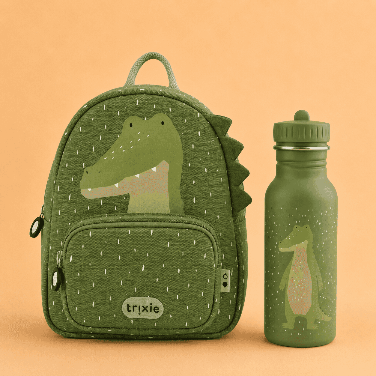 Trixie Baby® Set nahrbtnik in steklenička 500ml Mr. Alligator Trixie Baby
