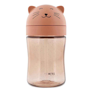 Trixie Baby® Tritan Straw Bottle Mrs. Cat 300 ml