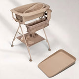 Twistshake® Set da bagno + Supporto per vaschetta Easy-Click + Materassino per fasciatoio Faded Mocha