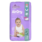 Violeta® Plenice Air Dry 5 Junior (11-18kg) Jumbo 52 + Darilo Baby vlažni robčki Violeta