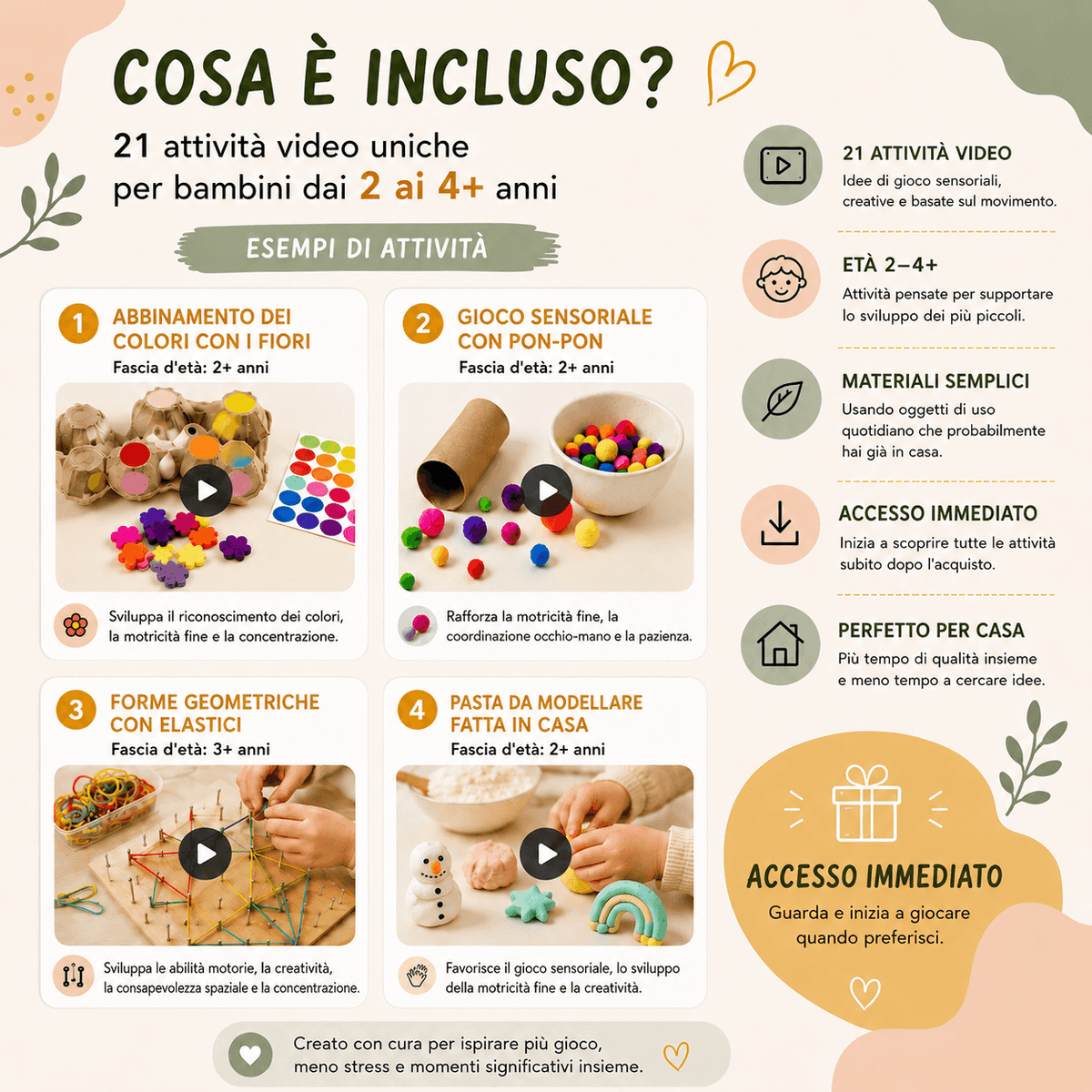 21 attività d'ispirazione Montessori per giocare senza schermi Evitas