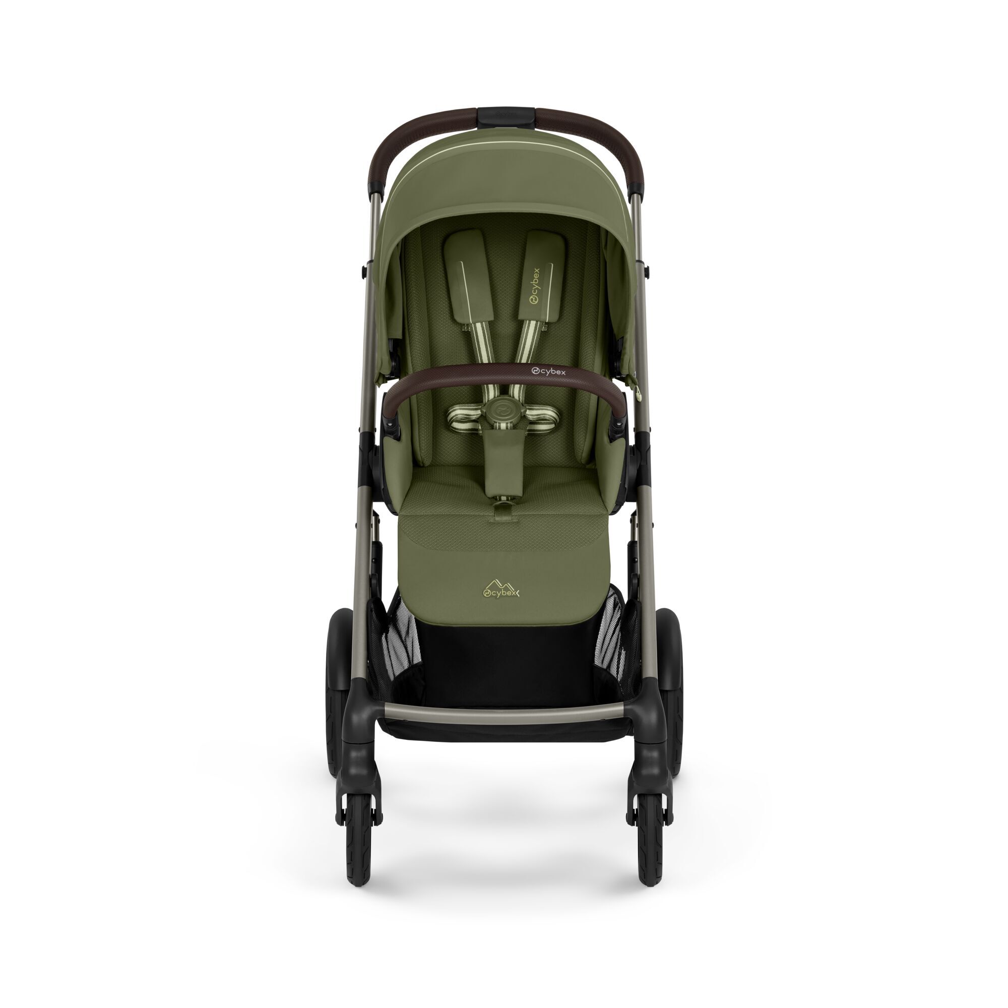 Cybex® Otroški voziček Talos S LUX (0-22 kg) Moss Green (Taupe Frame) Cybex