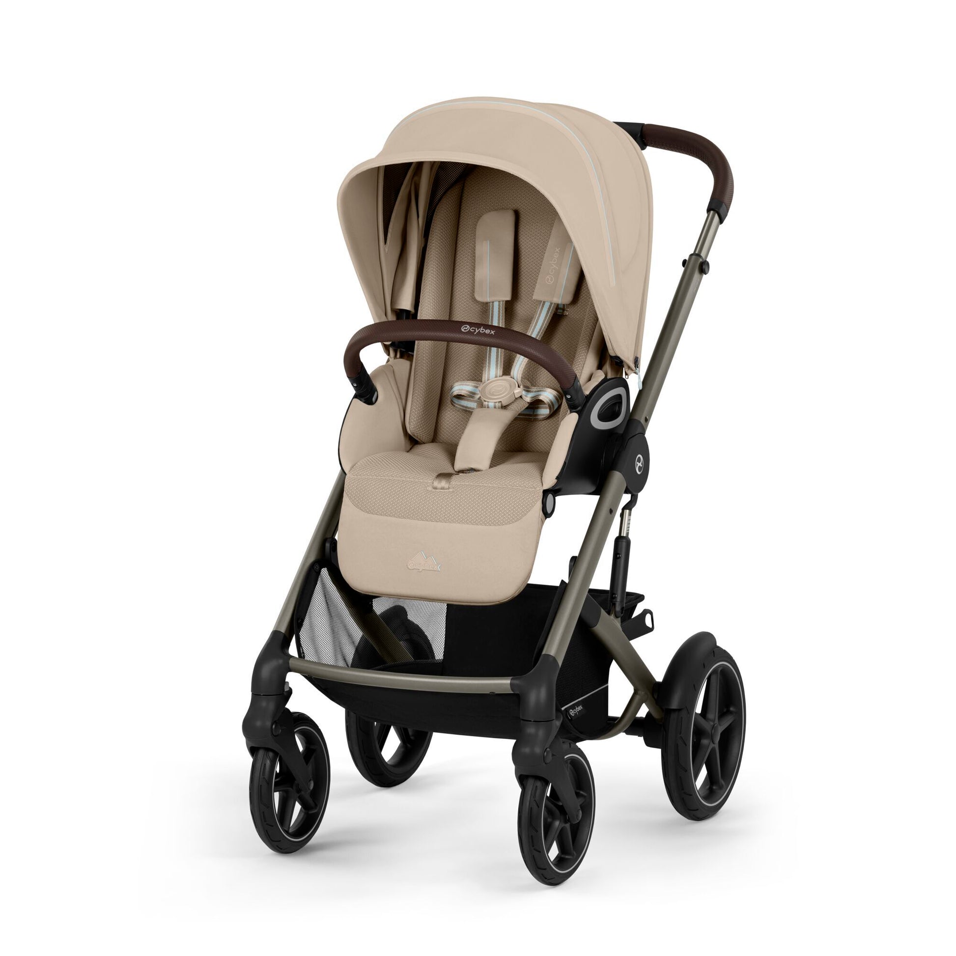 Cybex® Otroški voziček Talos S LUX (0-22 kg) Almond Beige (Taupe Frame) Cybex