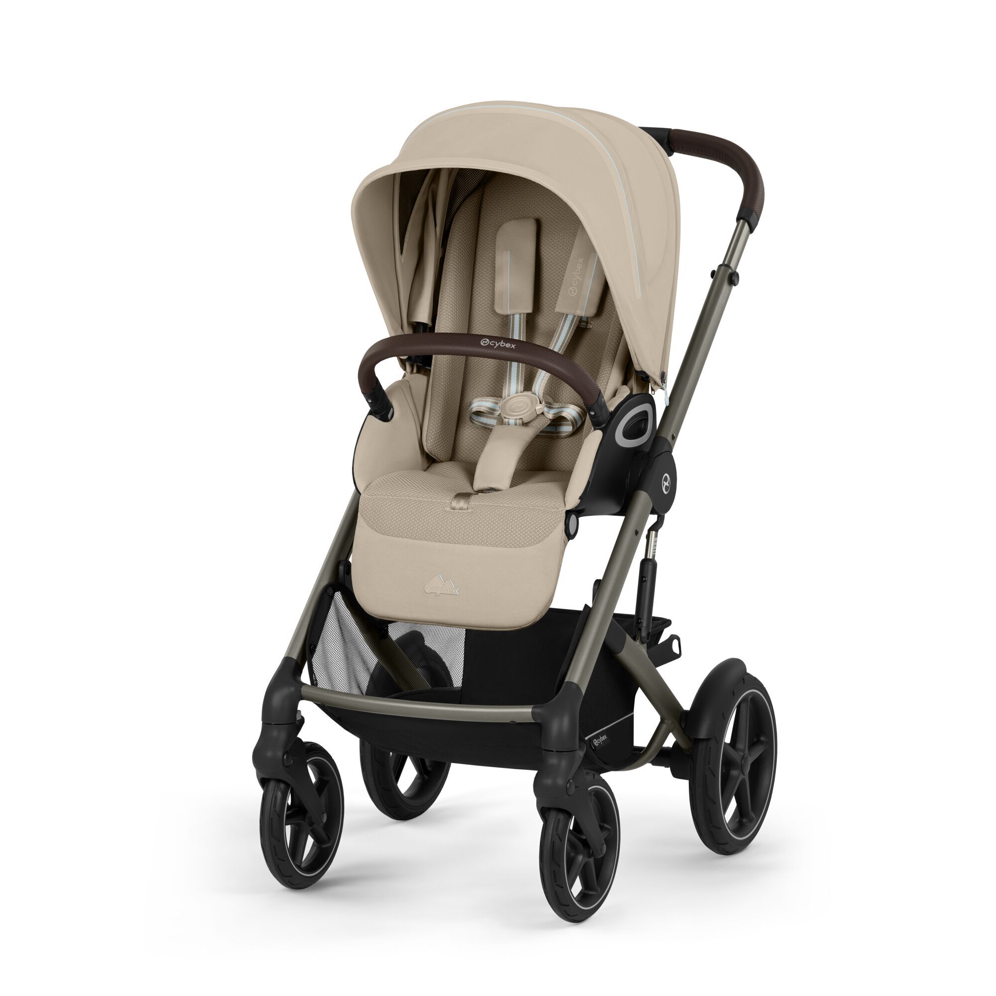 Cybex® Otroški voziček Talos S LUX (0-22 kg) Almond Beige (Taupe Frame) Cybex