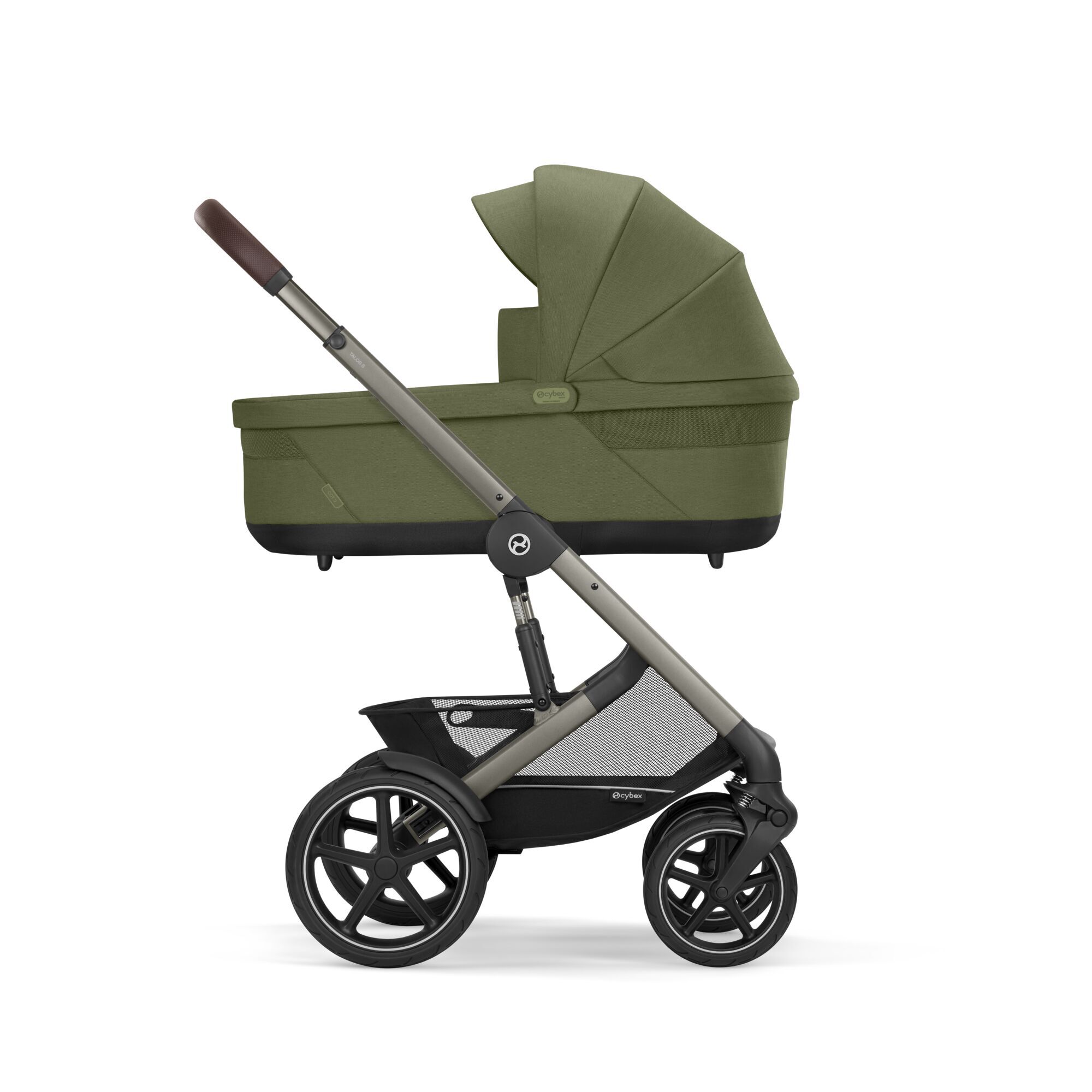 Cybex® Otroški voziček Talos S LUX (0-22 kg) Moss Green (Taupe Frame) Cybex