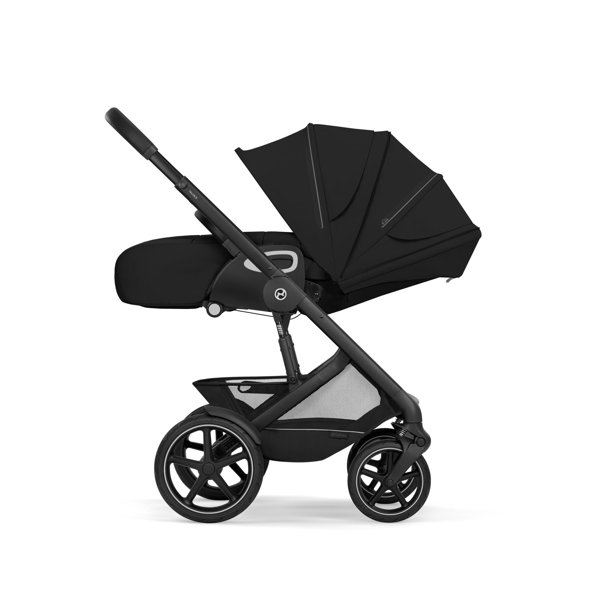 Cybex® Poussette enfant Talos™ S Lux Moon Black (Black Frame)