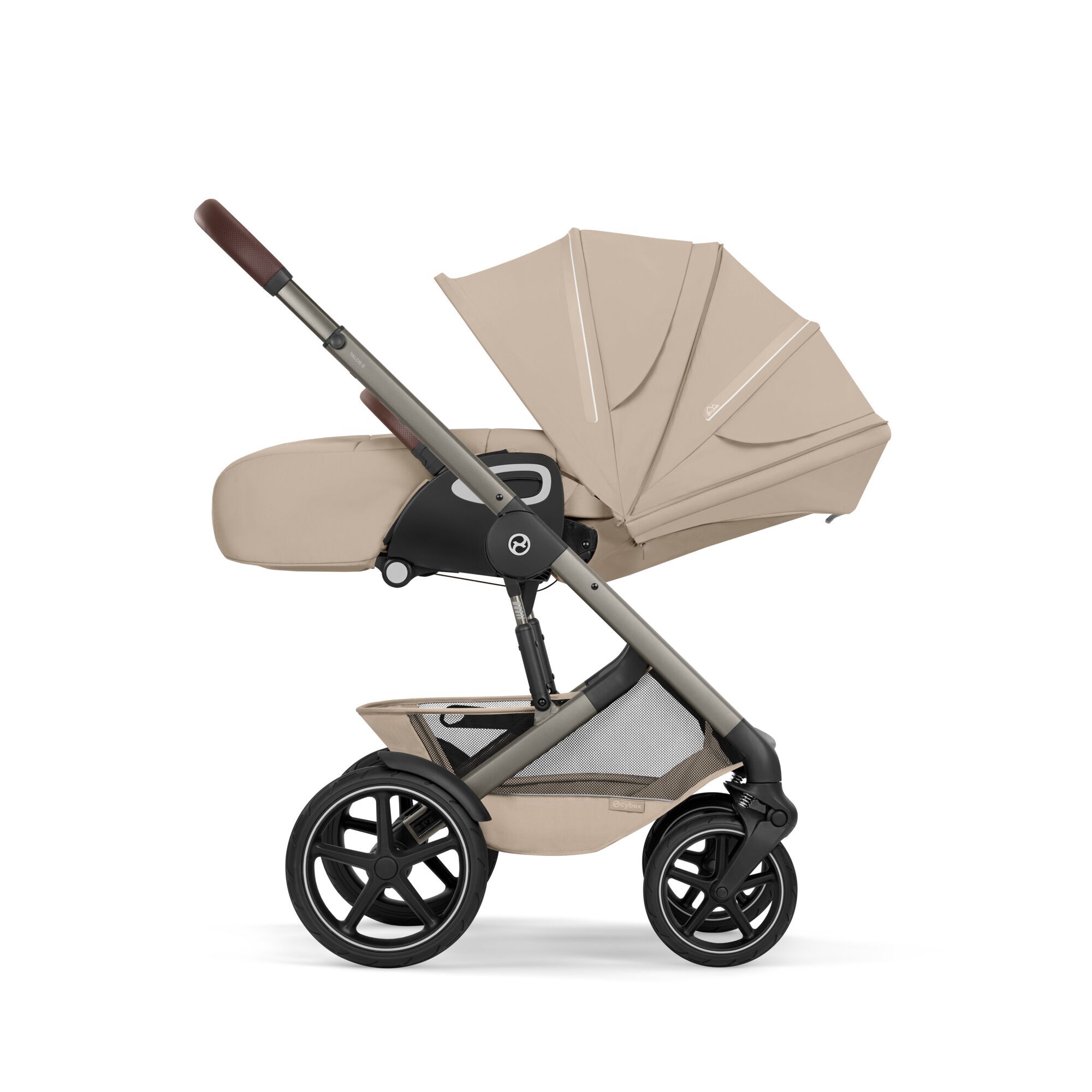 Cybex® Poussette Talos™ S Lux Almond Beige (Taupe Frame)