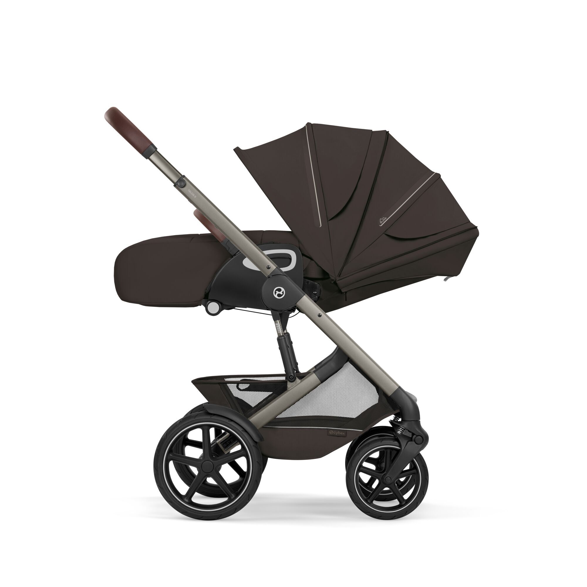 Cybex® Otroški voziček Talos™ S Lux Chocolate Brown (Taupe Frame)