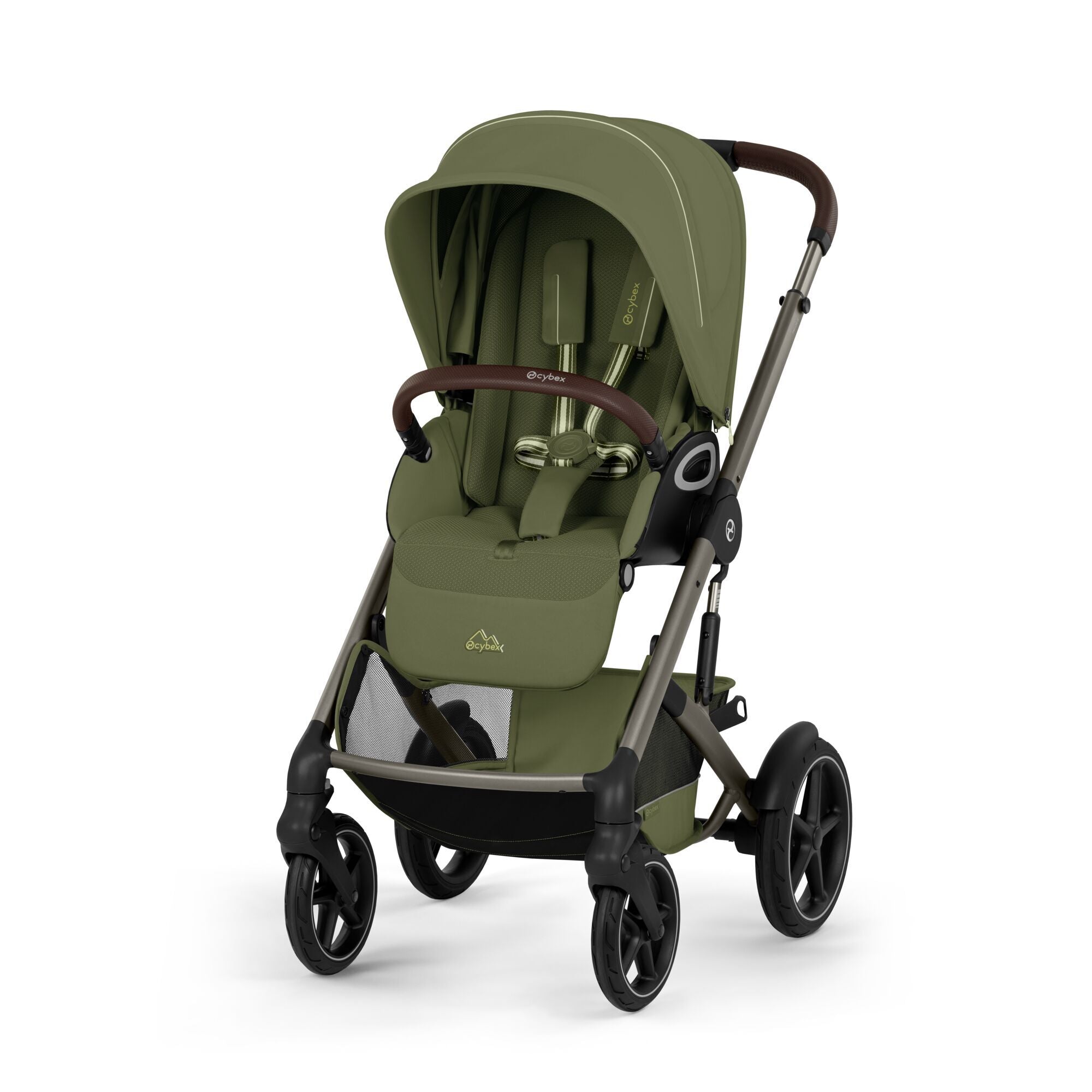 Cybex® Poussette Talos™ S Lux Moss Green (Taupe Frame)
