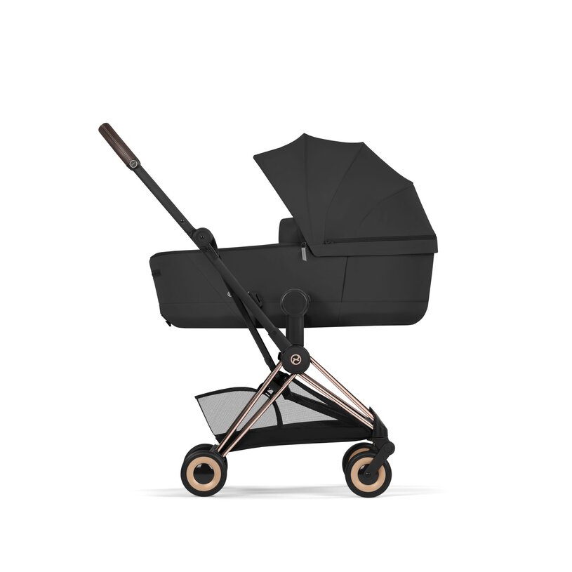 Cybex Platinum® Otroški voziček s zložljivo košaro 2v1 Coya™ Comfort Sepia Black | Rosegold Cybex Platinum
